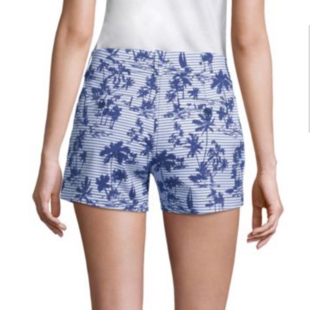 Vineyard Vines Island Scene Deep Bay Striped Shorts Size 12 Retro Style Print - Picture 9 of 10